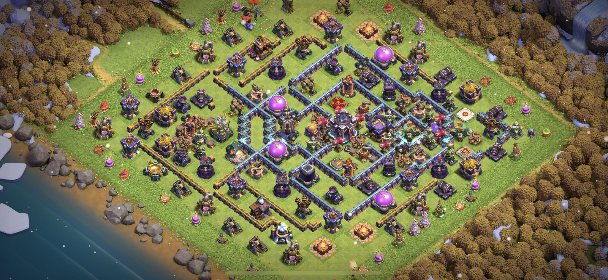 clash of clans best defense base th15