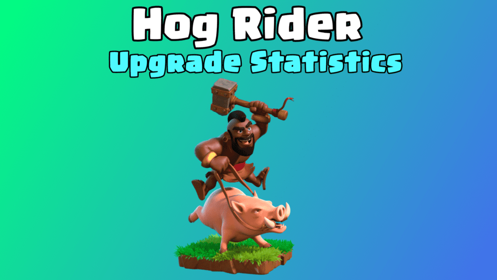 Hog Rider Upgrade Cost, Max Levels & Upgrade Time ClashDaddy