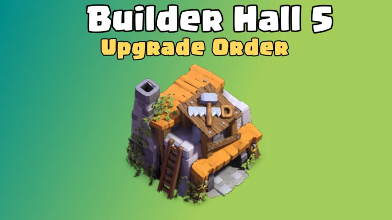 Clash of Clans: Builder Hall 5 Upgrade Order and Guide