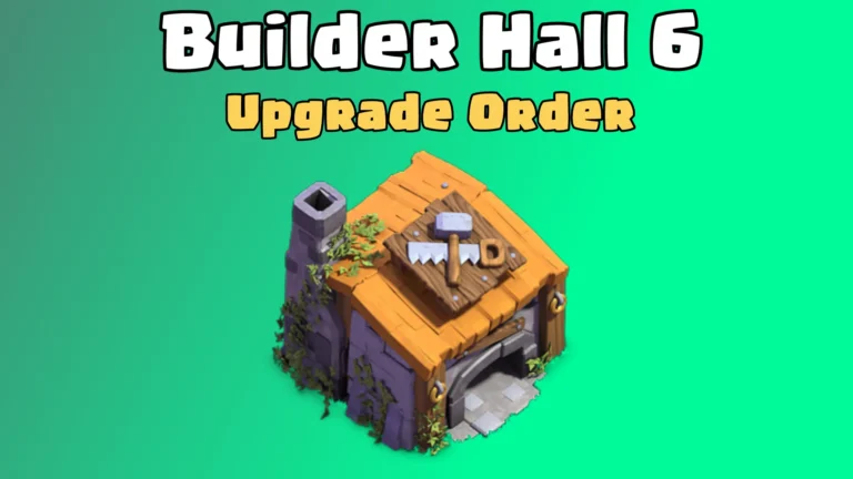 Clash of Clans: BH6 Upgrade Order