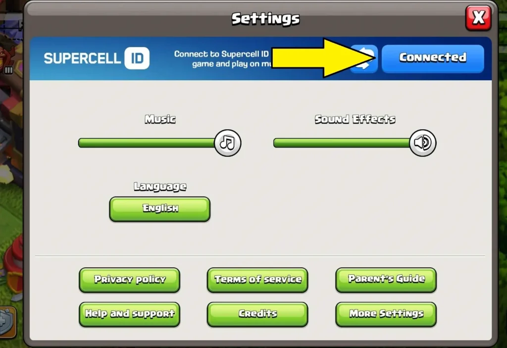 Changing supercell id email step two
