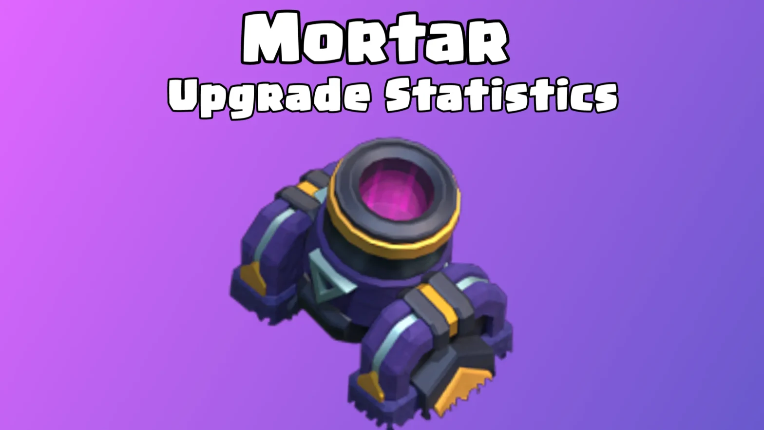 Clash of Clans: Mortar Upgrade Cost and Upgrade Time