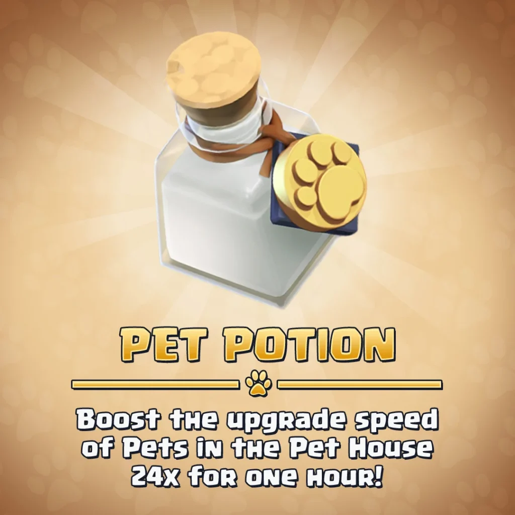 Pet Potion Clash of Clans