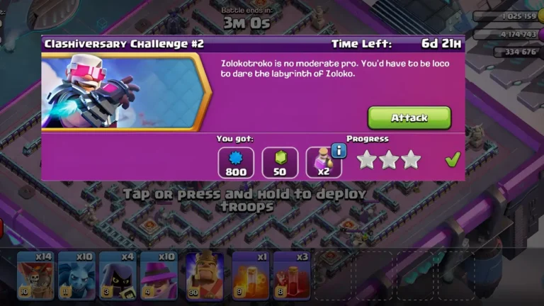 How to Beat Clashiversary Challenge #2 in Clash of Clans