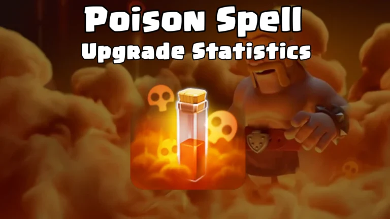 Poison Spell Upgrade Statistics - Clash of Clans