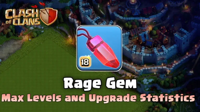 Rage Gem Clash of Clans