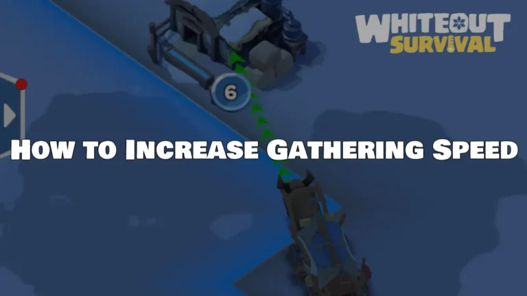 Increasing Gathering Speed in Whiteout Survival