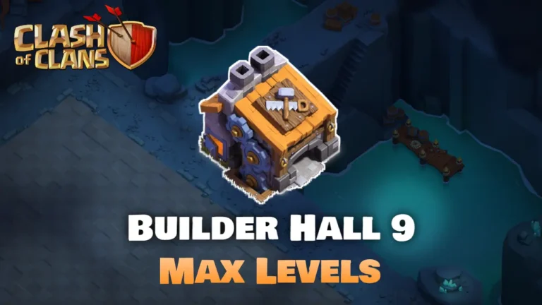 BH9 Max Levels List Clash of Clans